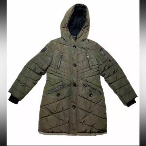 DIESEL Green Puffer Jacket |MEDIUM